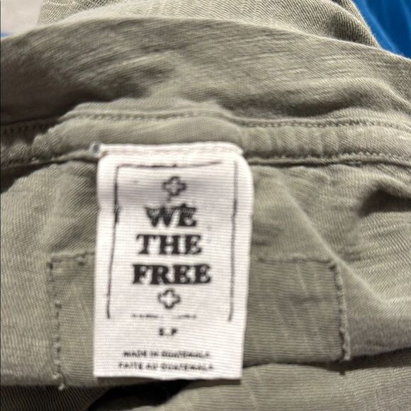 We the Free Long Sleeve Olive Green Top - Picture 3 of 3